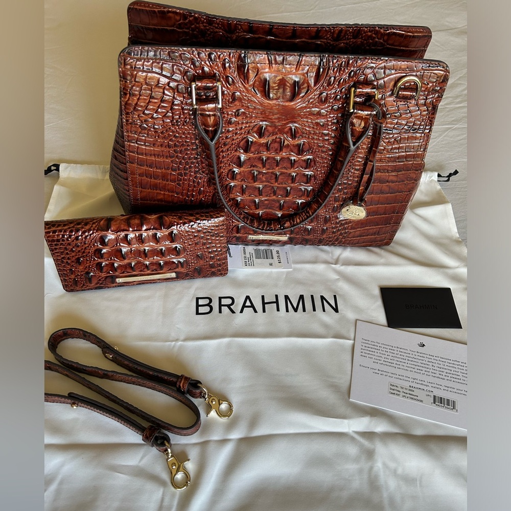 Brahmin Pecan Melbourne Small Finley